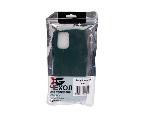 Чехол для телефона X-Game XG-PR6 для Redmi Note 10 TPU Зелёный, изображение 3