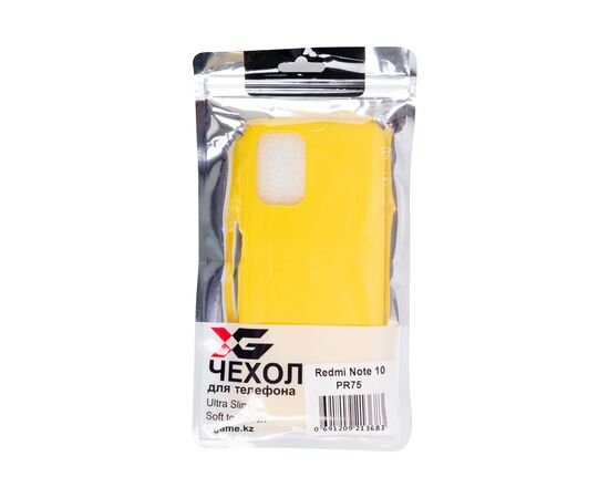 Чехол для телефона X-Game XG-PR75 для Redmi Note 10 TPU Жёлтый, изображение 3