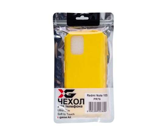 Чехол для телефона X-Game XG-PR76 для Redmi Note 10S TPU Жёлтый, изображение 3