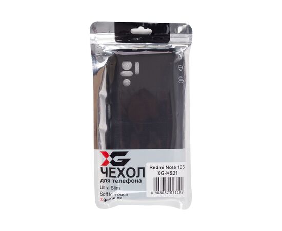 Чехол для телефона X-Game XG-HS21 для Redmi Note 10S Силиконовый Чёрный, изображение 3