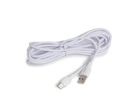 Интерфейсный кабель LDNIO Type-C LS543 2м/3м 2,1A Белый, изображение 2