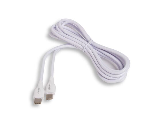Интерфейсный кабель LDNIO Type-C to Type-C LC122-C 2м 65W Белый, изображение 2