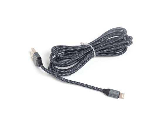 Интерфейсный кабель LDNIO Lightning LS432 2.4A TPE Алюминий 2м, изображение 2