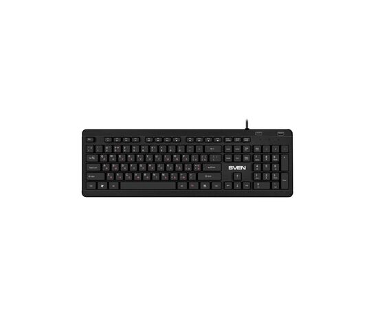 SVEN Клавиатура KB-E5700H 2 USB порта, чёрная