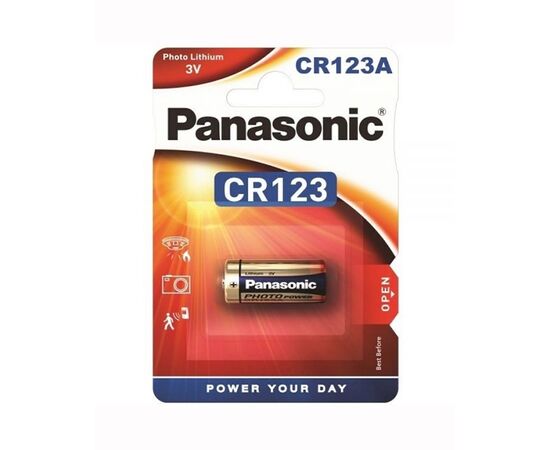 Батарейка литиевая PANASONIC CR-123/1BP