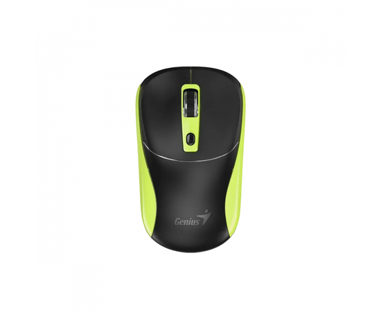 Беспроводная мышь Genius NX-7123 BLK+Green 2.4Ghz/1200dpi/Copilot/31030043403