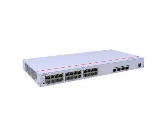 Коммутатор Huawei S310-24P4S (L2+, 24*10/100/1000BASE-T ports 400W PoE+, 4*GE SFP ports, AC power)