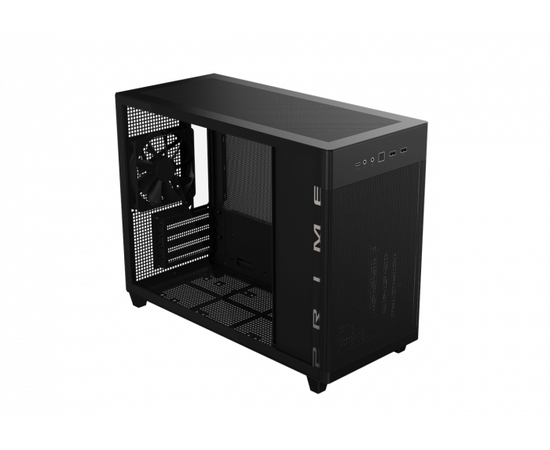 Корпус ASUS Prime AP201 Tempered Glass, поддержка 360 mm Радиаторов, VGA до 338мм, micro-ATX, черный