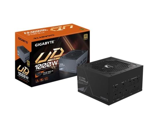 Модульный Блок Питания Gigabyte GP-UD1000GM PG5 80+ GOLD, with APFC, 140mm Double ball bearing Fan, BOX