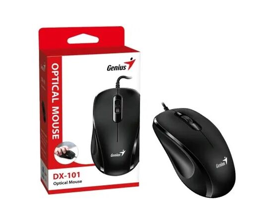 Мышь оптическая  Genius DX-101 Genius Black USB 31010026400