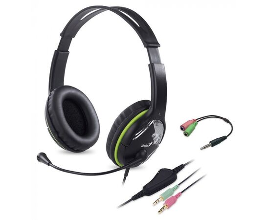 Наушники Genius HS-400A +Single Jack Cable, 31710031400
