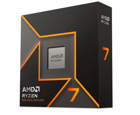 Процессор AMD Ryzen 7 9700X, AM5, 8C/16T, 3.8GHz base, 5.5GHz Turbo, L3 32Mb, 100-100001404WOF