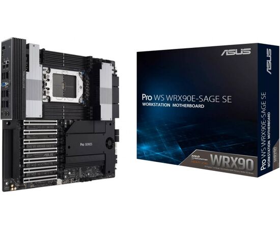 Сист.плата ASUS PRO WS WRX90E-SAGE SE, WRX90, TR5, 8xDIMM DDR5, 7xPCI-E x16, 4xM.2, 4xSATA,SAS mini, 10Gigabit LAN, BOX