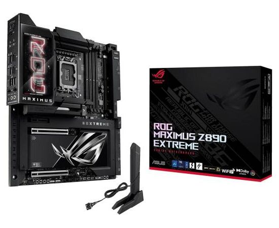 Сист.плата ASUS ROG MAXIMUS Z890 EXTREME, Z890, 1851, 4xDDR5, PCI-E x16, PCI-E x1, M2, SATA, HDMI, Thundrbolt. WIFI7