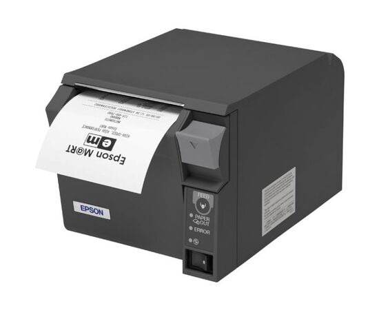 Термальный принтер Epson для печати чеков TM-T70II (032): Serial + Built-in USB, PS, EDG, EU, C31CD38032
