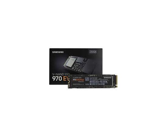 Твердотельный накопитель SSD Samsung 970 EVO PLUS, MZ-V7S250BW, 250 ГБ, M2, NVMe,чтение: 3500 МБ/с,запись: 3300 МБ/с,TLC