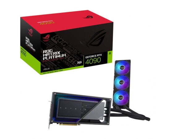 Видеокарта ROG Matrix Platinum GeForce RTX™ 4090 24GB GDDR6X, 384bit, 16384 CUDA CORE, 2xHDMI, 3xDP