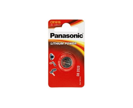 Батарейка дисковая литиевая PANASONIC CR-1616/1B