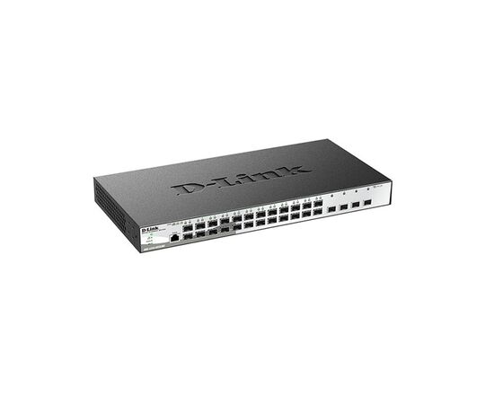 D-Link DGS-1210-28XS/ME 24 портами 100/1000Base-X SFP и 4 портами 10GBase-X SFP+
