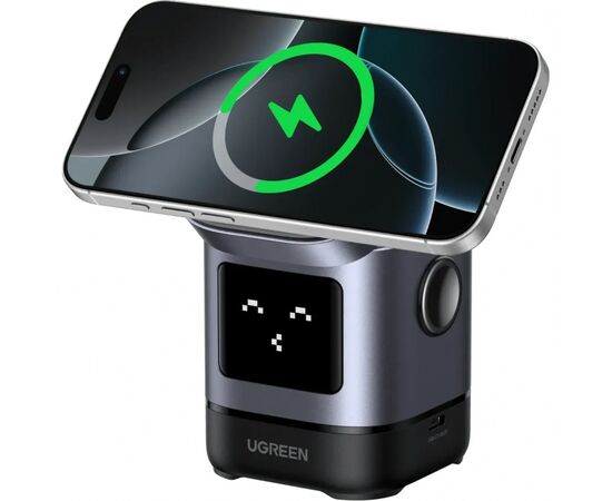 Беспроводная зарядка Ugreen W709 45775 2-in-1/15W Magnetic Wireless Charger for IPhone + AirPods