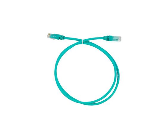 3М FQ100071981 Коммутационный кабель кат. 6, неэкранированный, RJ45-RJ45, UTP, бирюзовый, LSZH, 1 м