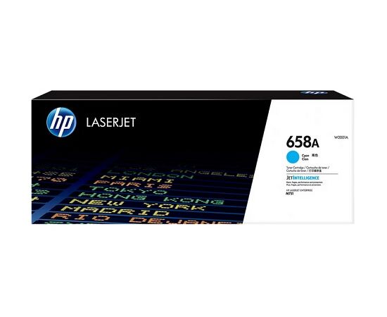 Картридж лазерный HP 658A Cyan Original LaserJet Toner Cartridge (W2001A) 6000 стр