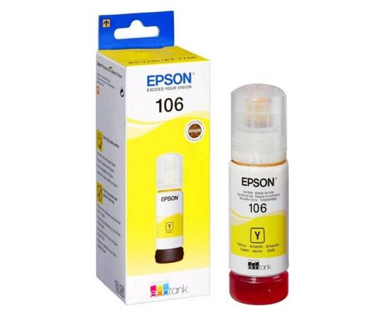 Контейнер с чернилами Epson C13T00R440 106 EcoTank Yellow 70 ml