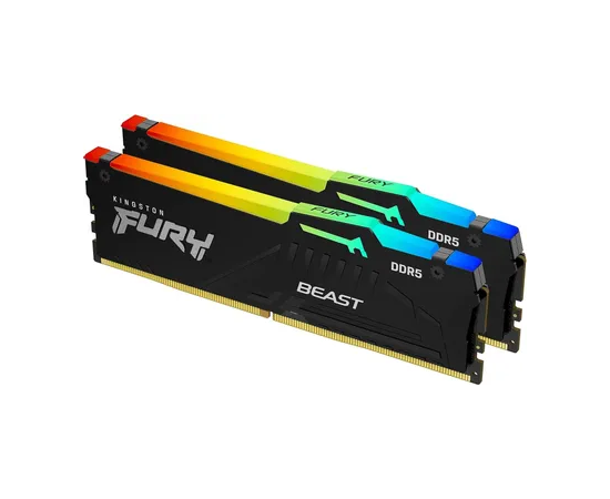 Набор модулей памяти Kingston Fury 64G DDR5 (32x2), 6000MHz, CL30, KF560C30BBAK2-64 retail