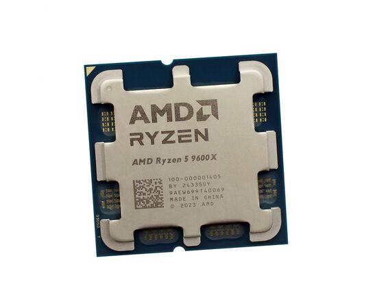 Процессор AMD Ryzen 5, 9600X, AM5, 6C/12T, 3.9GHz base, 5.4GHz Turbo, L3 32Mb, 100-000001405, Tray