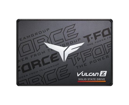 Твердотельный накопитель Team Group T-FORCE VULCAN Z, 512Gb, SATA III, R540Mb/s, W470Mb/s, TLC, T253TZ512G0C101, Retail