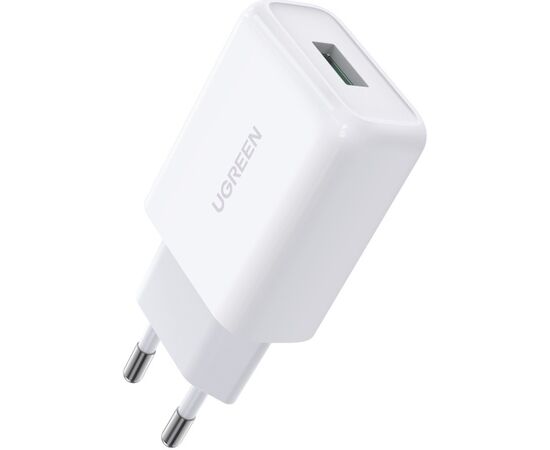 Зарядное устройство Ugreen CD122 QC3.0 USB Fast Charger EU White 10133