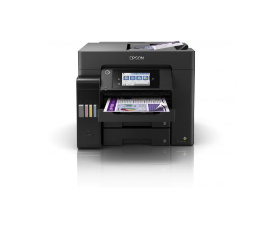 МФУ струйное цветное Epson L6570, 32 стр/мин, А4, ADF, Duplex, WIFI, Ethernet, FAX, поддержка SD карт, C11CJ29404