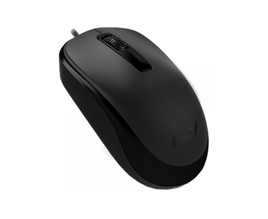 Оптическая мышка Genius DX-125, USB, Black, 1000 dpi, either hand 31010106100