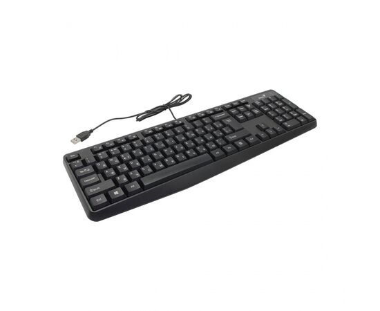Клавиатура Genius KB-117, 104 кнопки, USB KZ Black, 31310016410