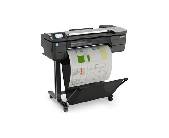 МФУ А1 HP DesignJet T830 24in F9A28D, печать A1 26сек/А1, 81 стр А1/час; скан до 12см/сек, USB 3.0, Wi-Fi
