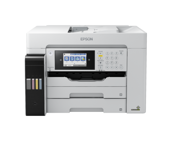 МФУ струйное цветное Epson L15180 C11CH71408, А3+, до 32 стр/мин, ADF, WIFI, LAN, Duplex, Fax