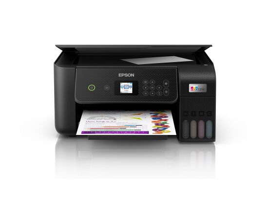 МФУ струйное цветное Epson L3260 C11CJ66409, до 33 стр/мин, А4, печать фотографий, WIFI, no ADF (черный)
