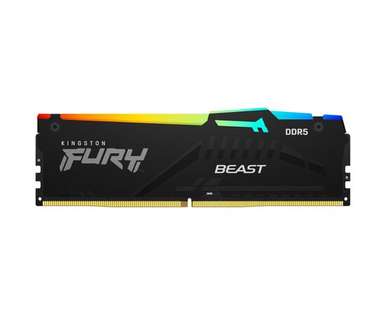 ОЗУ DDR5 Kingston FURY Beast RGB 8Gb, 5600MHz, CL36, 1,25v, KF556C36BBEA-8