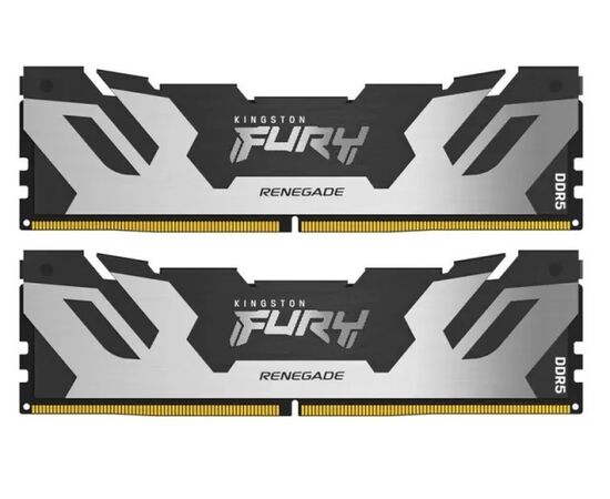 ОЗУ Kingston FURY Renegade RGB 48Гб (24GB x2) DIMM DDR5, 6400MT/s, CL32, 1.35 В, KF564C32RSK2-48