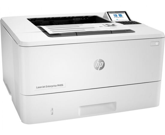 Принтер цветной лазерный HP LaserJet Ent M406dn 3PZ15A, А4, 38 стр/мин, Ethernet, 1GB, USB 2.0