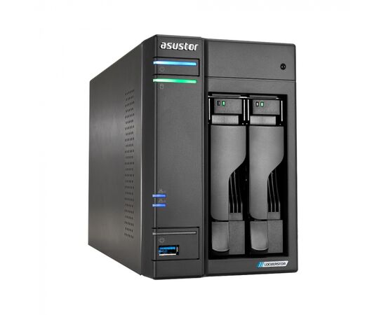 Сетевой накопитель ASUSTOR AS6702T, 2хHDD, 3.5,2.5,M2, 2xUSB 3.2, 2x2.5G/HDMI/, Intel Celeron N5105, 4 Gb DDR4
