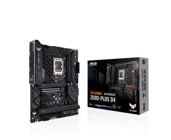 Сист. плата ASUS TUF GAMING Z690-PLUS D4, Z690, 1700, 4xDIMM DDR4, 2xPCI-E x16, 2xPCI-E x1, PCI-Ex4, M.2, SATA,HDMI