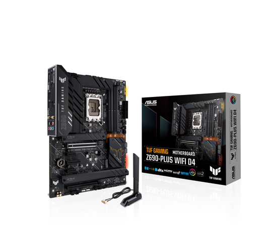Сист. плата ASUS TUF GAMING Z690-PLUS WIFI,Z690,1700,4xDIMM DDR4,2xPCI-Ex16,2xPCI-Ex1,PCI-Ex4,4xM.2,SATA,HDMI,WIFI6E,BOX