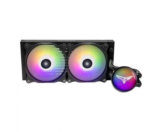 СЖО Team Group T-Force SIREN GD240E Black ARGB,600-2000 RPM±10% Radiator:276x120x27 FAN:2x120x120x25 TB120502 ARGB